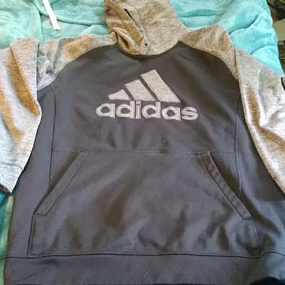 Mens Adidas pullover hoodie xl
